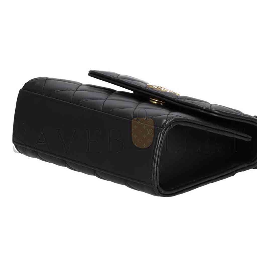 Ch*el master fake pearl coco handle matelassÉ chain shoulder bag (15*12*6cm)